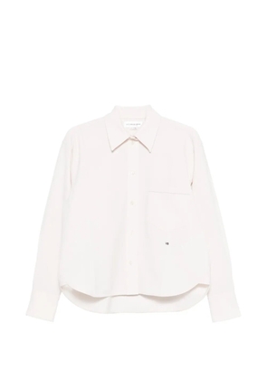 Victoria Beckham cropped long-sleeve shirt - Neutrals