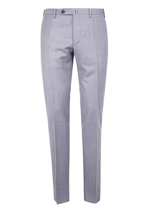 Incotex flat-front cotton trousers - Grey