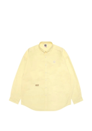 AAPE BY *A BATHING APE® embroidery shirt - Yellow