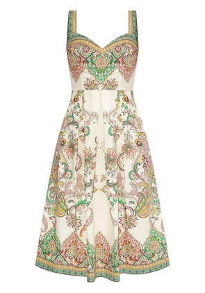 ETRO floral print dress - White