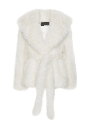 ROTATE BIRGER CHRISTENSEN faux-fur jacket - White