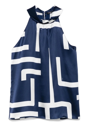 Kiton silk top - Blue