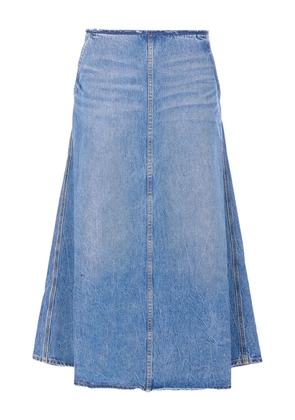 Alexander Wang A-line denim maxi skirt - Blue