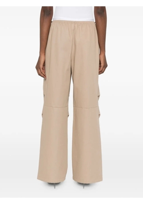 Alexander Wang elasticated-waistband palazzo pants - Neutrals
