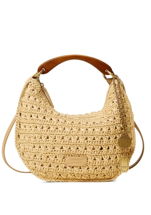 TWINSET openwork charm-detail tote bag - Neutrals