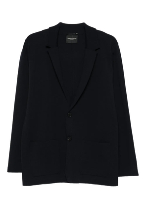 Roberto Collina two-button patch-pocket blazer - Blue