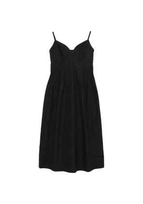 CO COLLECTION bustier-cut midi dress - Black