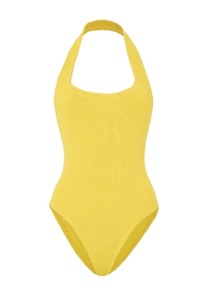Hunza G Sandy halterneck swimsuit - Yellow