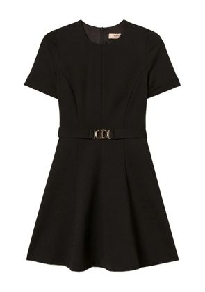 TWINSET oval T-buckle dress - Black