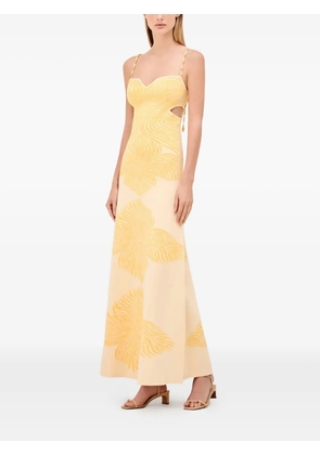 Alexis floral day dress - Neutrals