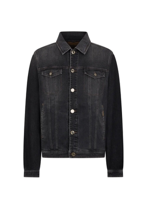 Moorer buttoned denim jacket - Black