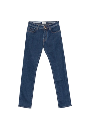 Jacob Cohën hook detail denim jeans - Blue