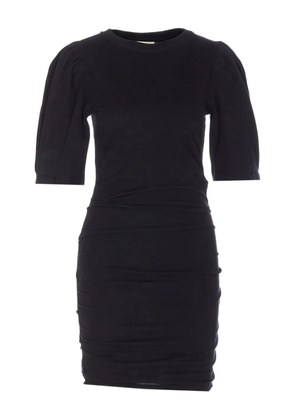 MARANT ÉTOILE ruffled balloon-sleeve mini dress - Black