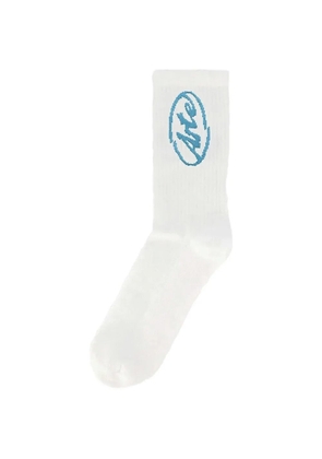 Arte Antwerp circle logo socks - White