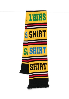Comme Des Garçons Shirt shirt-striped scarf - Yellow