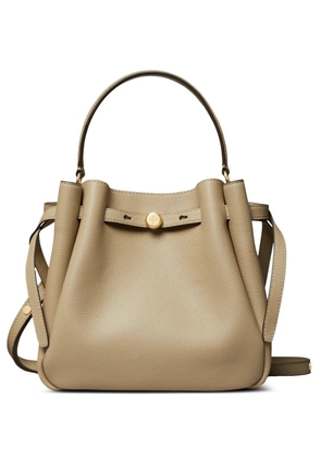 Tory Burch Romy logo button bucket bag - Neutrals
