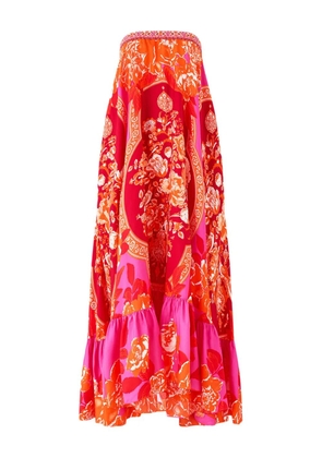 Camilla Tiles Of Türkiye maxi dress - Pink