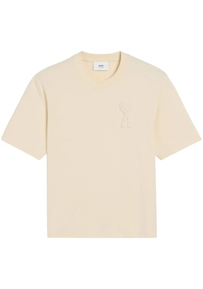 AMI Paris Ami de Coeur patch T-shirt - White