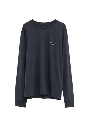 Moncler logo long-sleeve T-shirt - Blue