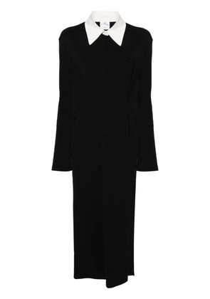 Courrèges polo maxi dress - Black