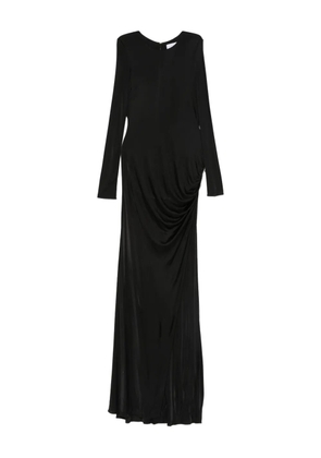 Giuseppe Di Morabito long-sleeve draped dress - Black