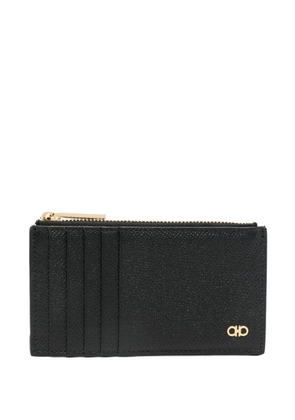 Ferragamo Gancini leather cardholder - Black