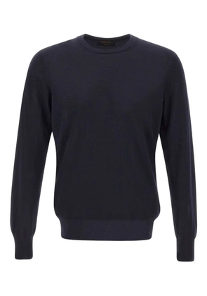 Gran Sasso crew-neck ribbed sweater - Blue