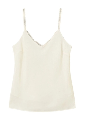 TWINSET lace-trimmed top - Neutrals