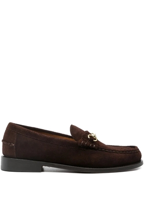 Sebago horsebit suede loafers - Brown