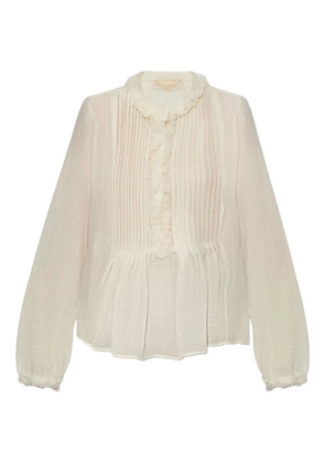 Ulla Johnson ruffled blouse - Neutrals