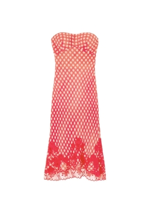 Ermanno Scervino checkered lace dress