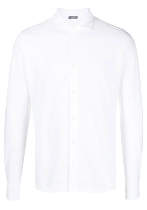 Zanone button-down fastening shirt - White