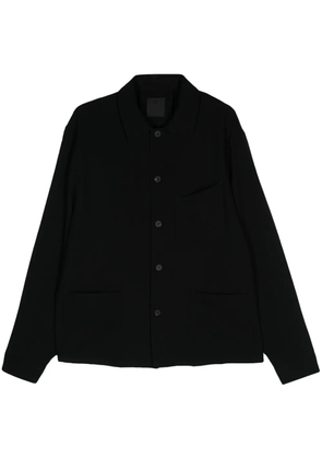 Givenchy classic-collar wool shirt - Black