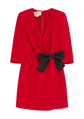 Valentino Garavani bow-detail mini dress - Red