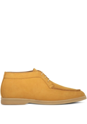 Bruno Magli leather lace-up derby shoes - Yellow