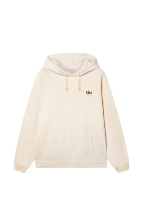 Golden Goose logo-print hoodie - Neutrals