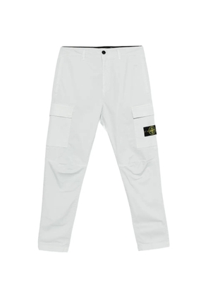 Stone Island cargo logo-patch trousers - Blue