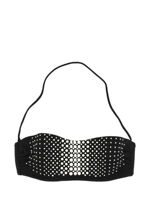La Perla polka-dot bikini top - Black