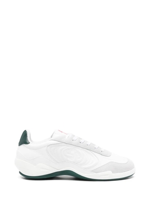 Casablanca logo-detail lace-up sneakers - White