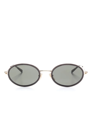 Gucci Eyewear oval-frame sunglasses - Grey