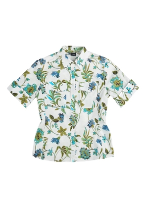 Fay short-sleeve floral shirt - White