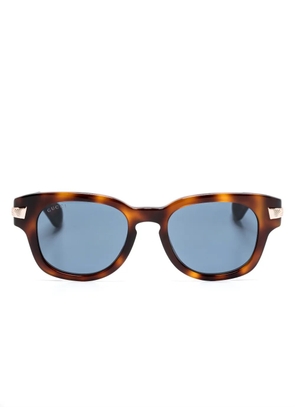 Gucci Eyewear tortoiseshell square-frame sunglasses - Brown