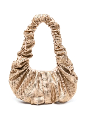 Giuseppe Di Morabito mini rhinestoned tote bag - Gold