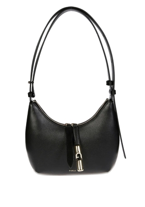 Furla zip goccia shoulder bag - Black