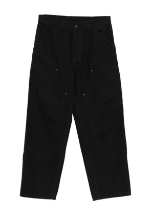 Carhartt WIP double knee canvas trousers - Black