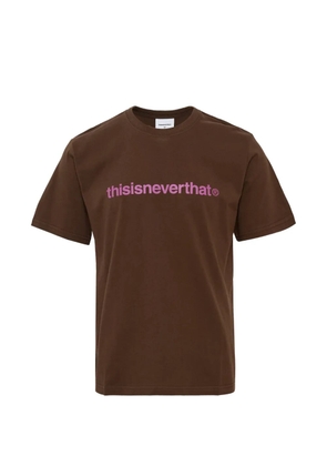 This Is Never That logo-detail T-shirt - Brown
