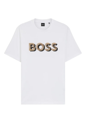 BOSS logo-print T-shirt - White