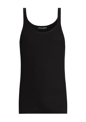Dolce & Gabbana ribbed tank top - Black
