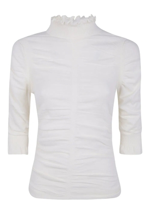 TWINSET ruffled top - White