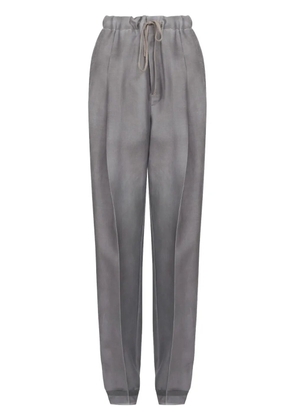Maison Margiela four stitch-logo long-length track pants - Grey